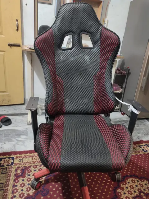 Gaming chair repaired and re-covered